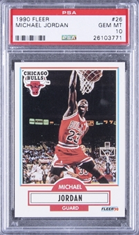 1990/91 Fleer #26 Michael Jordan – PSA GEM MT 10